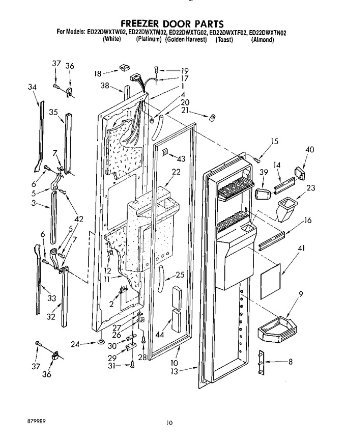 Diagram for ED22DWXTW02