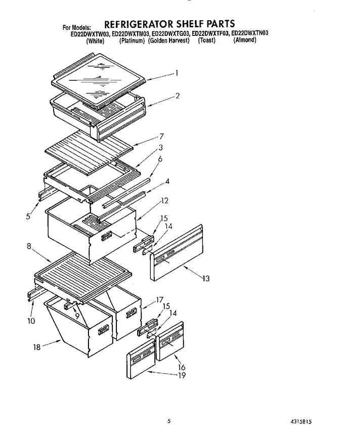Diagram for ED22DWXTG03