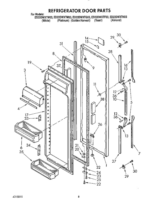 Diagram for ED22DWXTG03