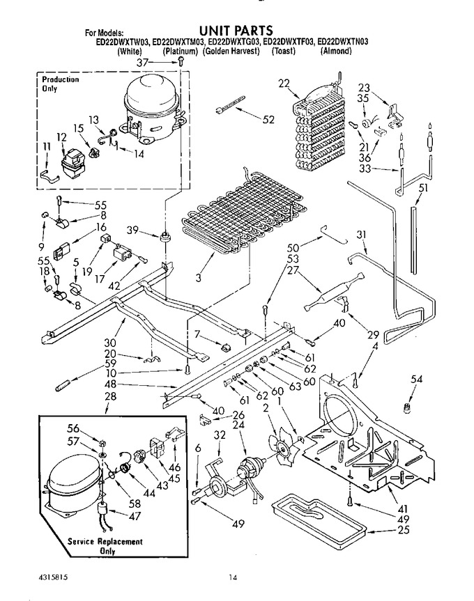 Diagram for ED22DWXTG03
