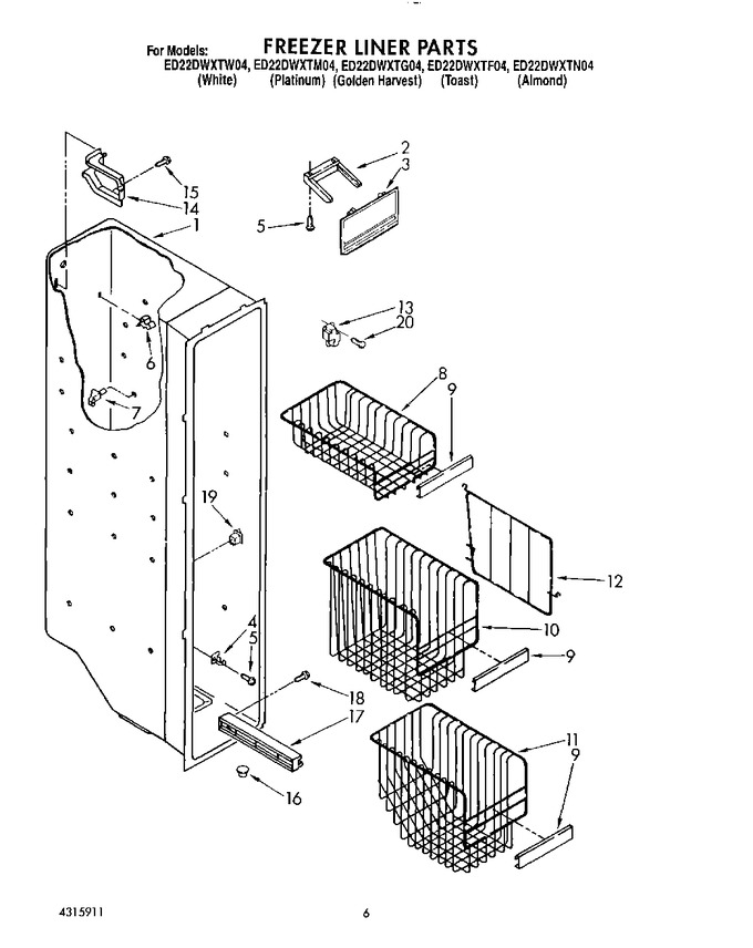 Diagram for ED22DWXTF04