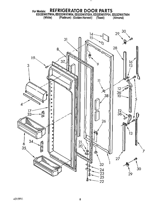 Diagram for ED22DWXTF04