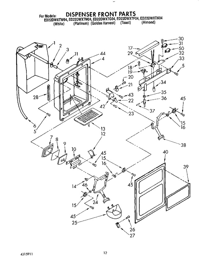 Diagram for ED22DWXTF04