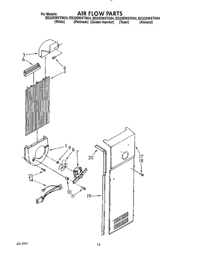 Diagram for ED22DWXTF04