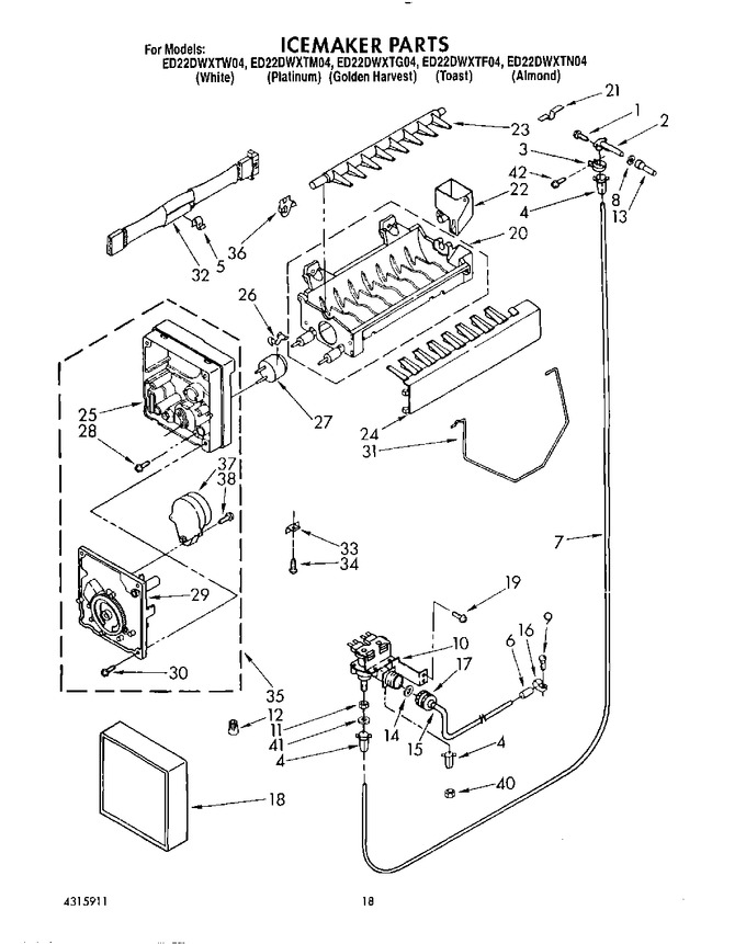 Diagram for ED22DWXTF04