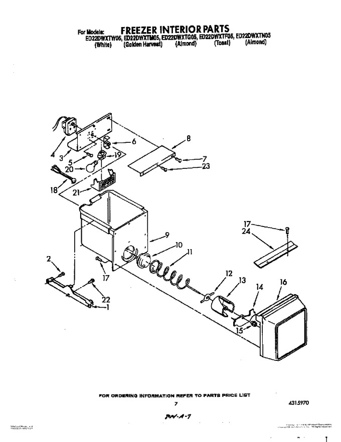 Diagram for ED22DWXTW05