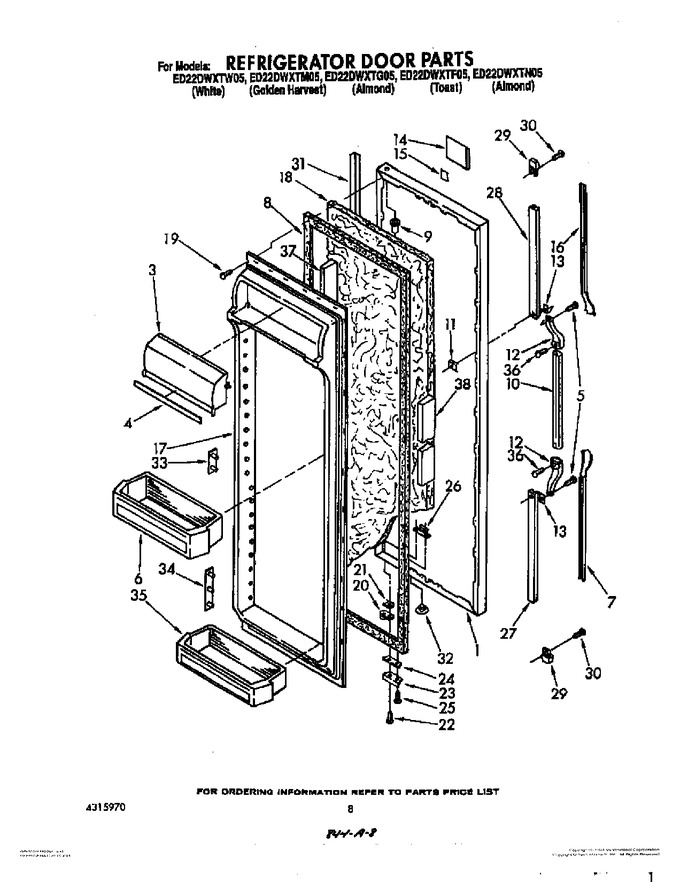Diagram for ED22DWXTW05