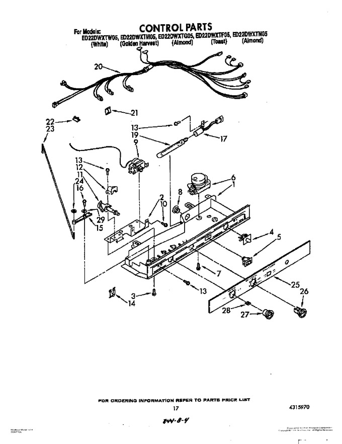Diagram for ED22DWXTW05