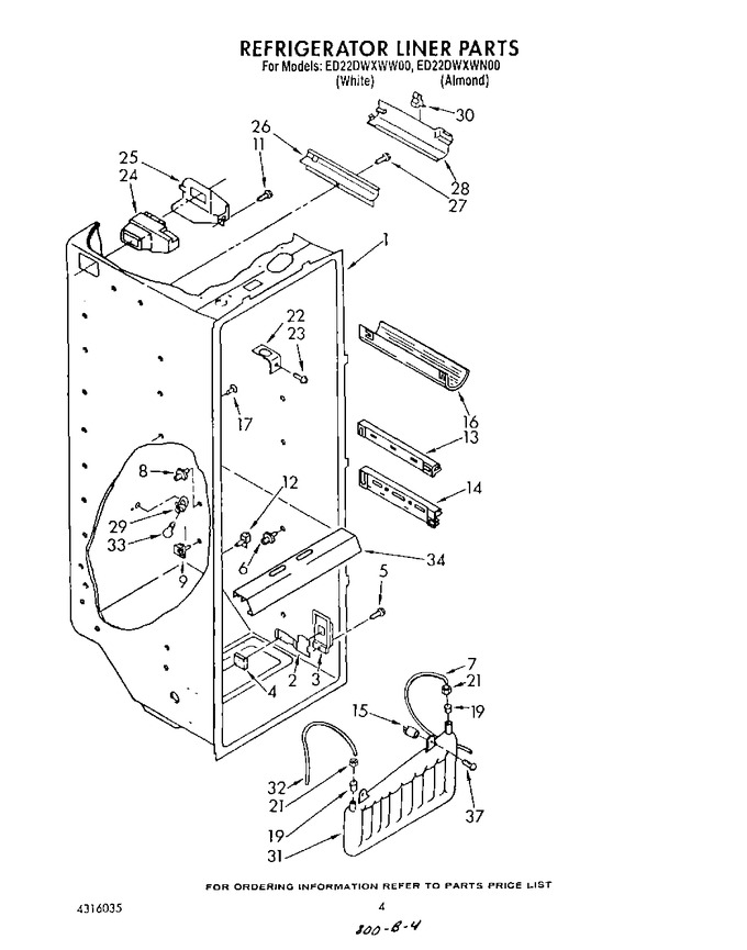 Diagram for ED22DWXWW00