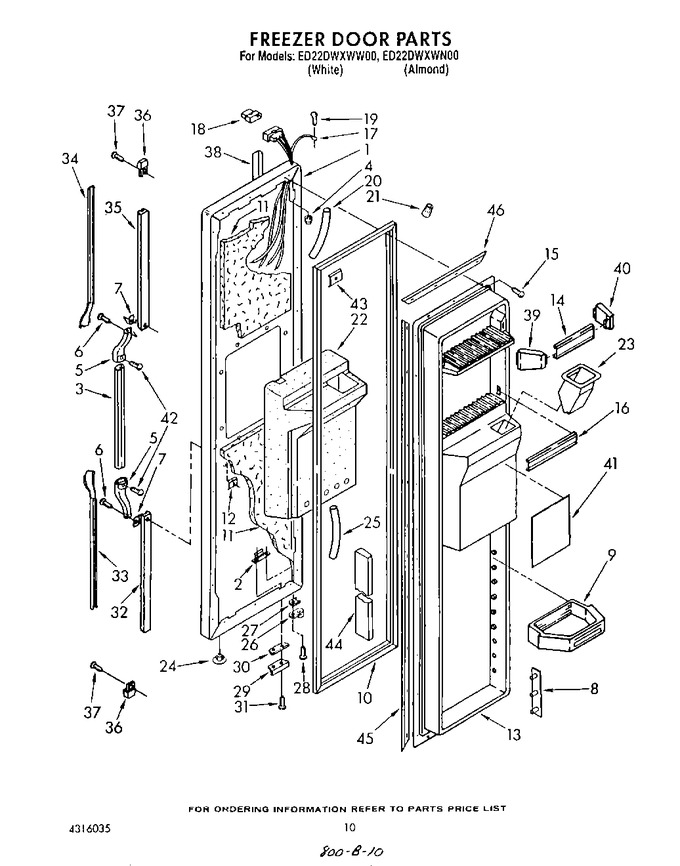 Diagram for ED22DWXWW00