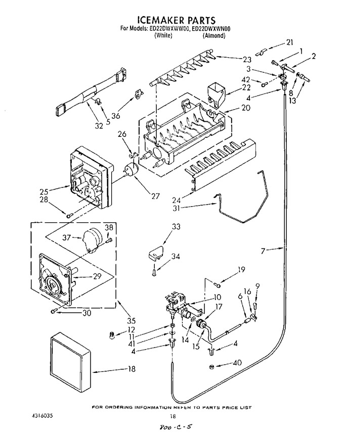 Diagram for ED22DWXWW00