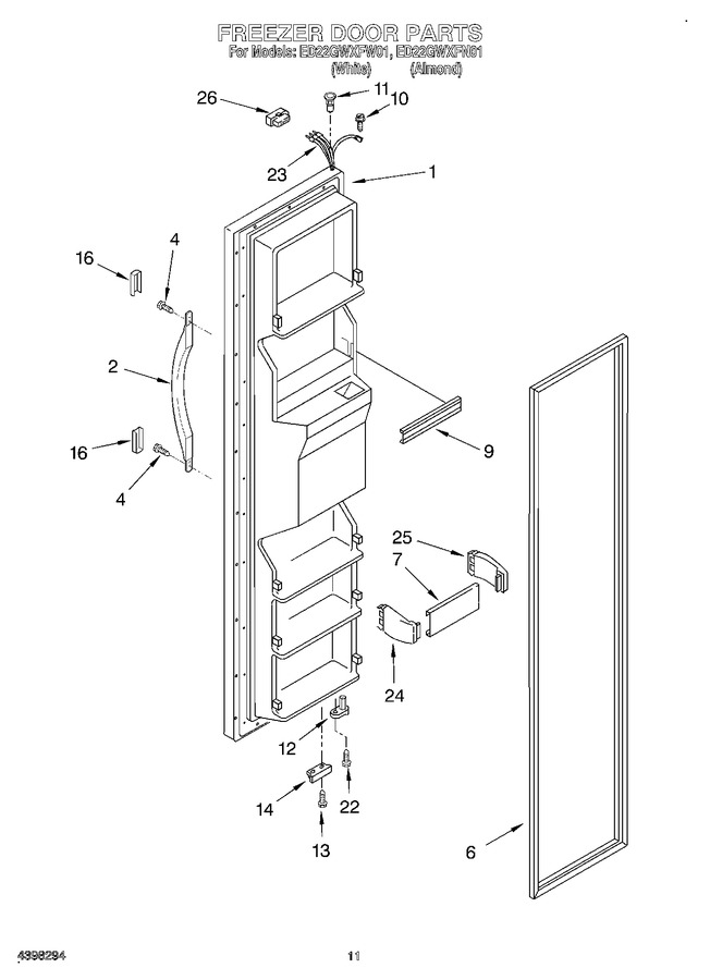 Diagram for ED22GWXFW01