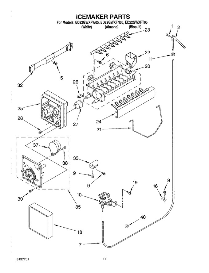 Diagram for ED22GWXFW05