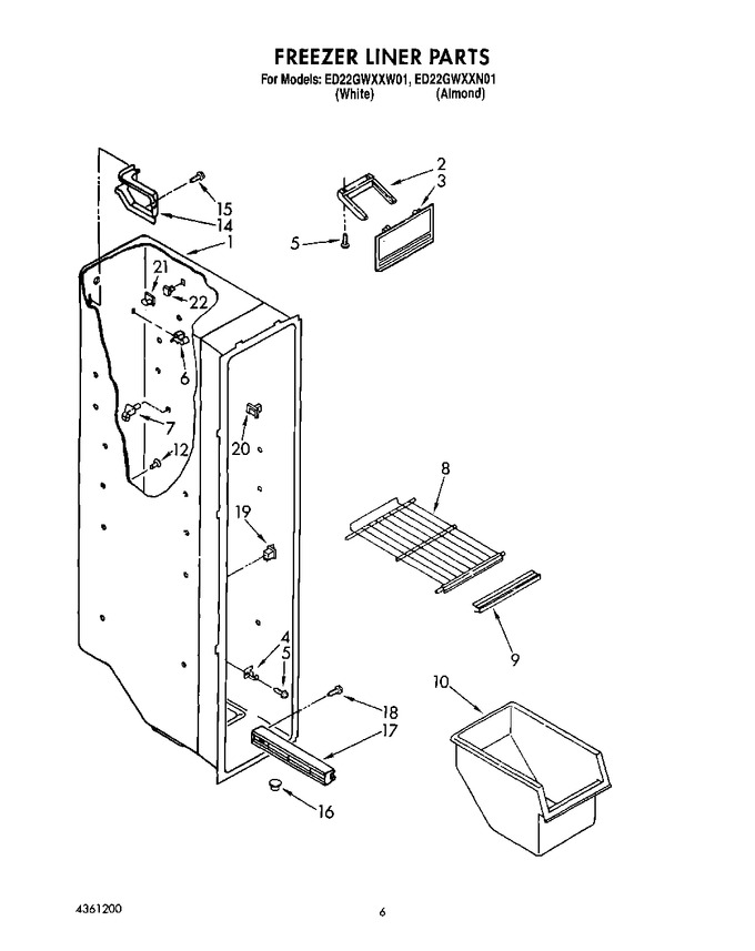 Diagram for ED22GWXXW01