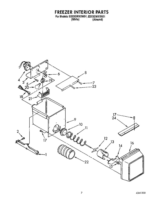 Diagram for ED22GWXXW01
