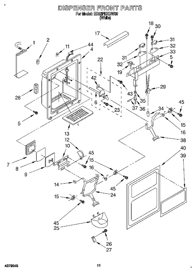 Diagram for ED22PBXBW00
