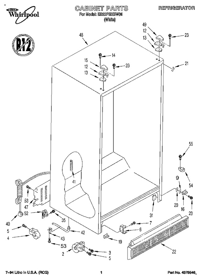 Diagram for ED22PBXBW01