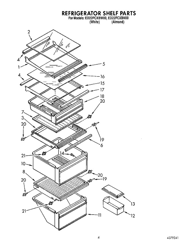 Diagram for ED22PCXBW00
