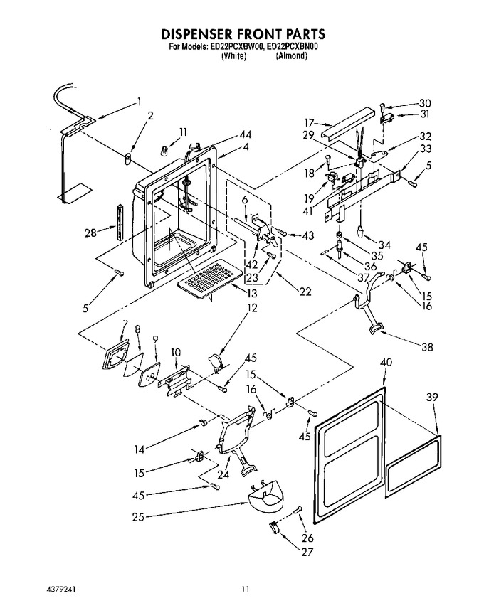 Diagram for ED22PCXBW00