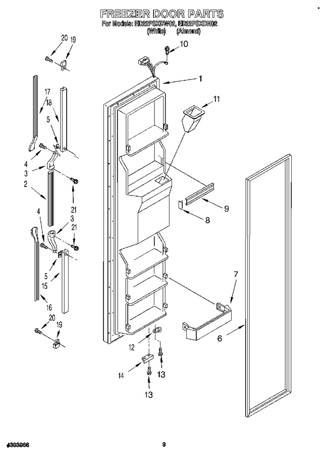 Diagram for ED22PSXDW02