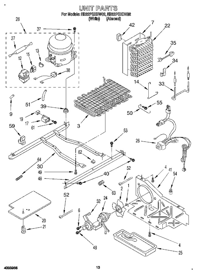 Diagram for ED22PSXDW02