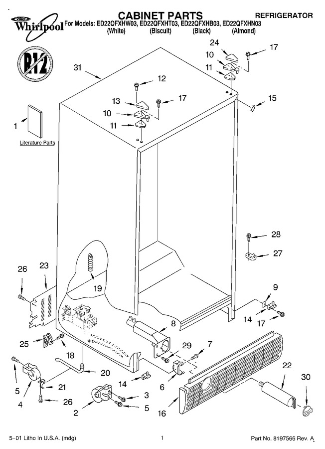 Diagram for ED22QFXHB03
