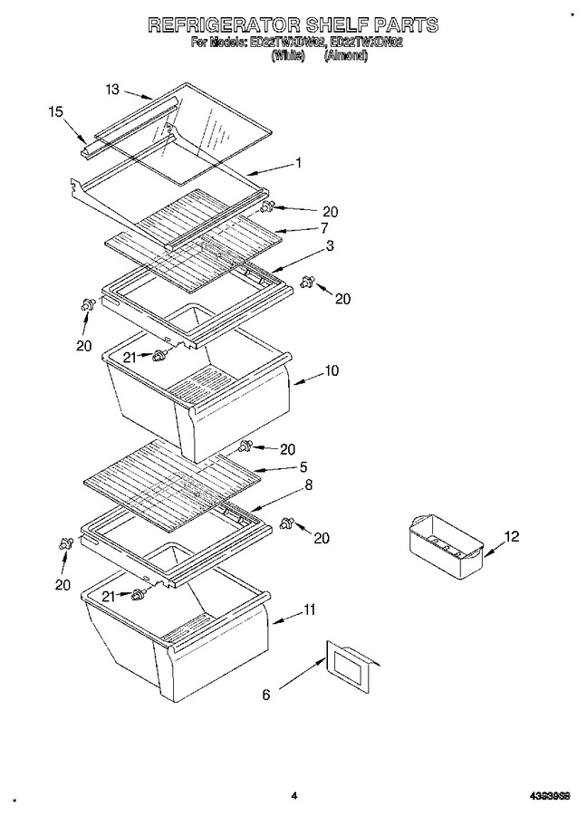 Diagram for ED22TWXDW02