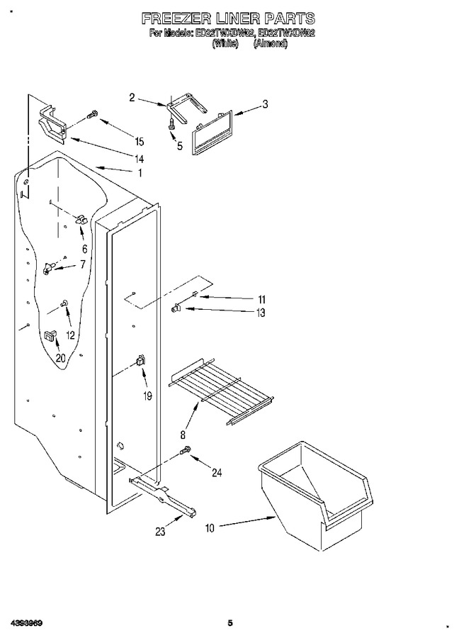 Diagram for ED22TWXDW02