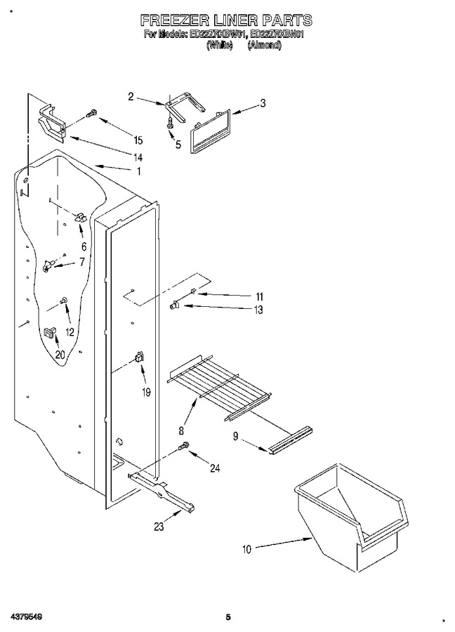 Diagram for ED22ZRXBW01