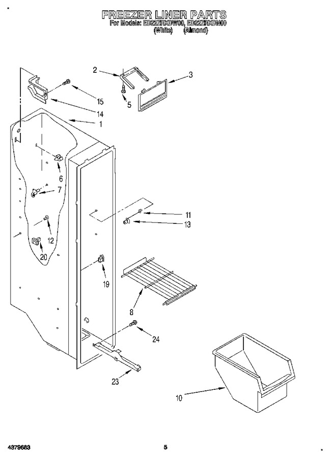 Diagram for ED22ZRXDW00