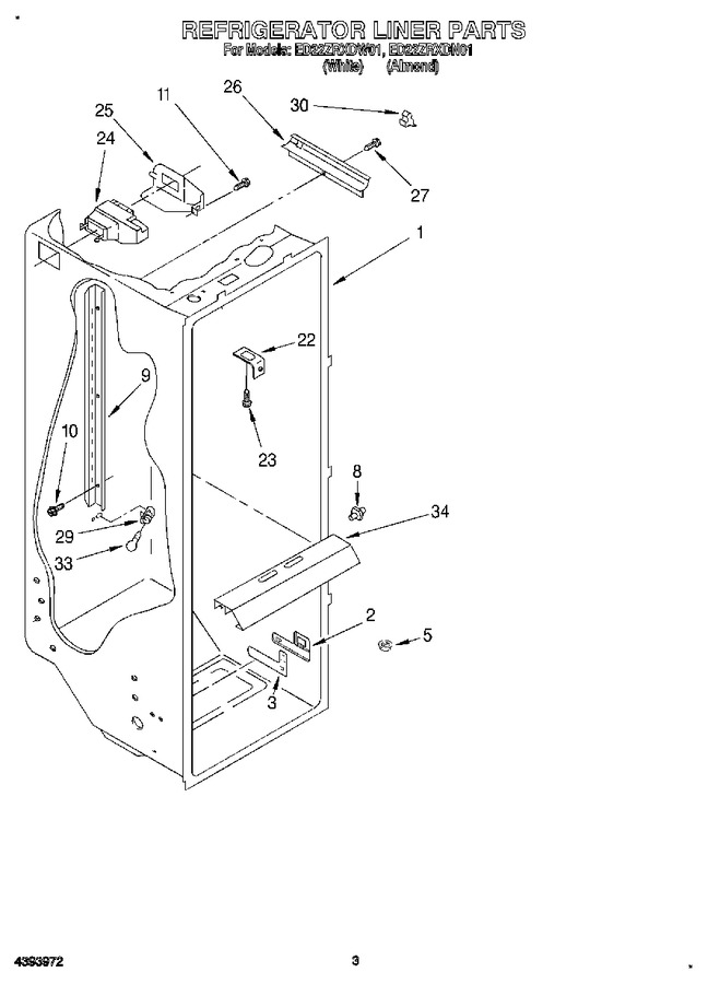Diagram for ED22ZRXDW01