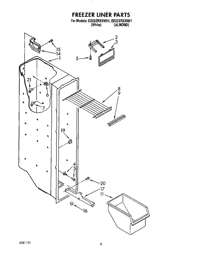 Diagram for ED22ZRXXW01