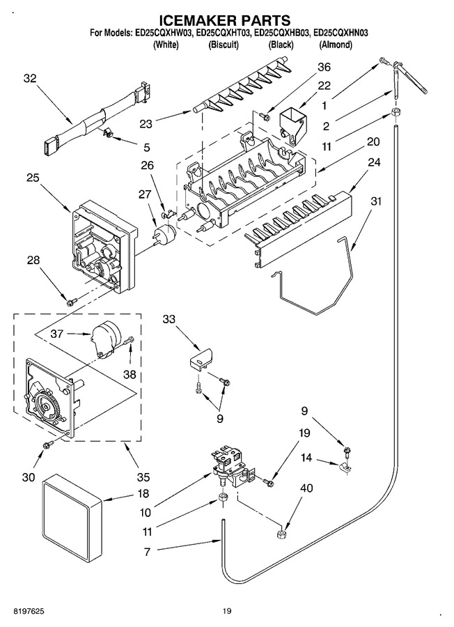 Diagram for ED25CQXHB03