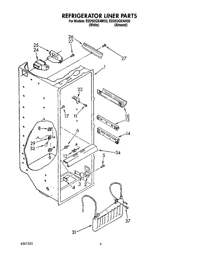 Diagram for ED25DQXAW00