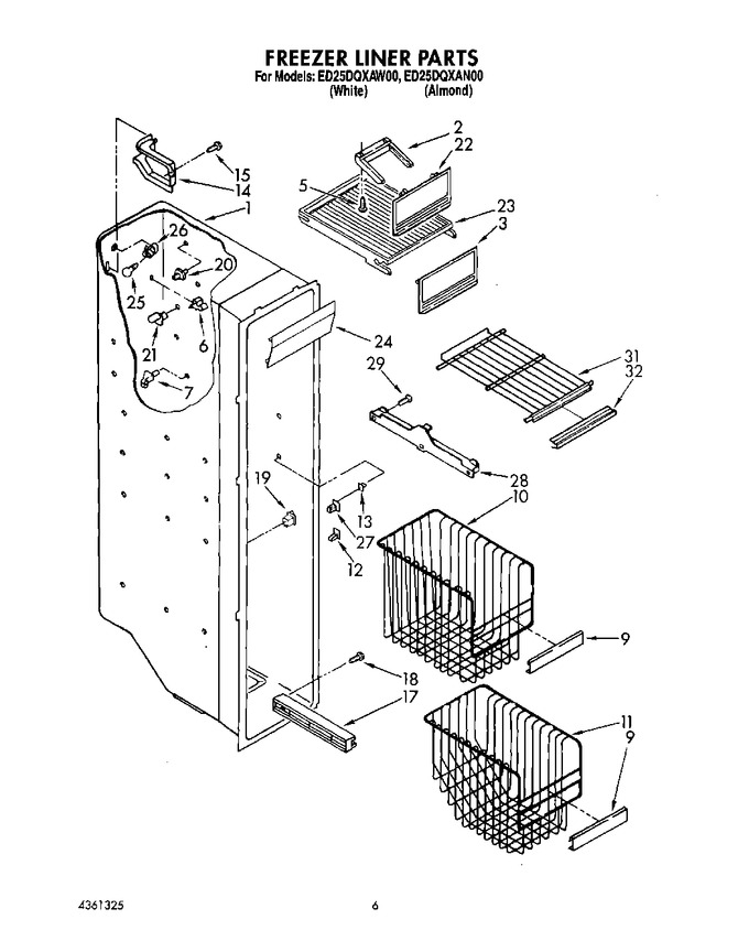 Diagram for ED25DQXAW00