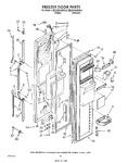 Diagram for 08 - Freezer Door