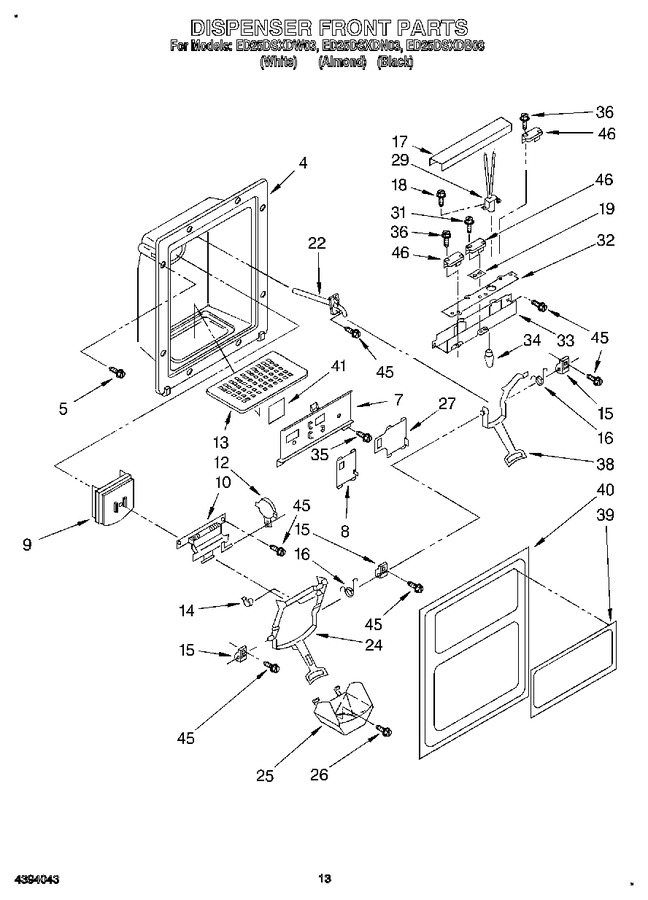 Diagram for ED25DSXDW03