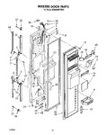Diagram for 08 - Freezer Door