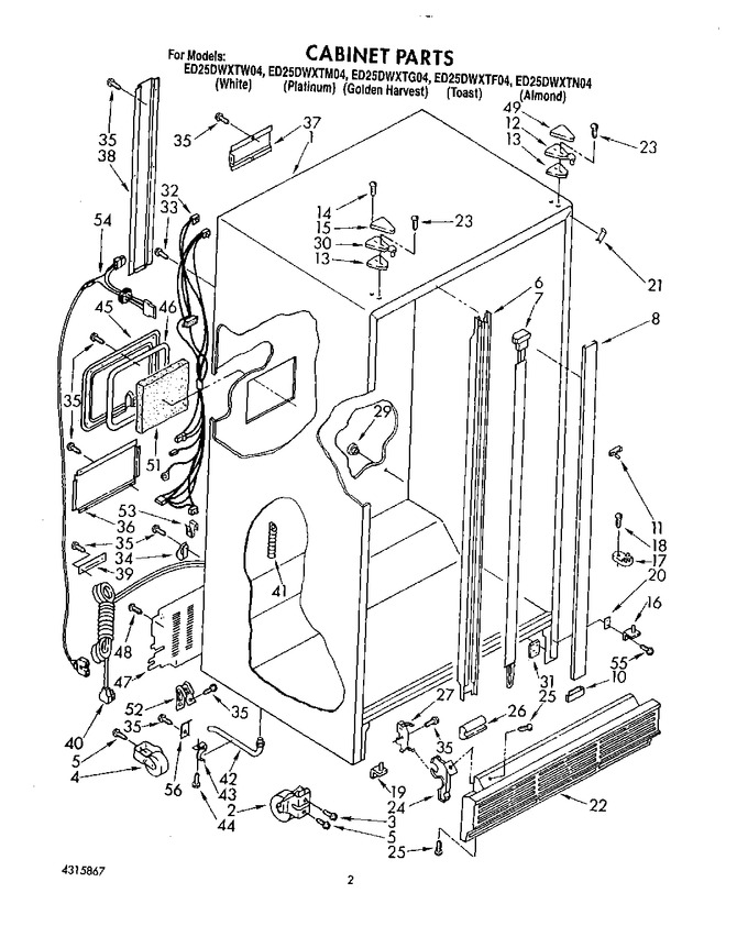 Diagram for ED25DWXTW04