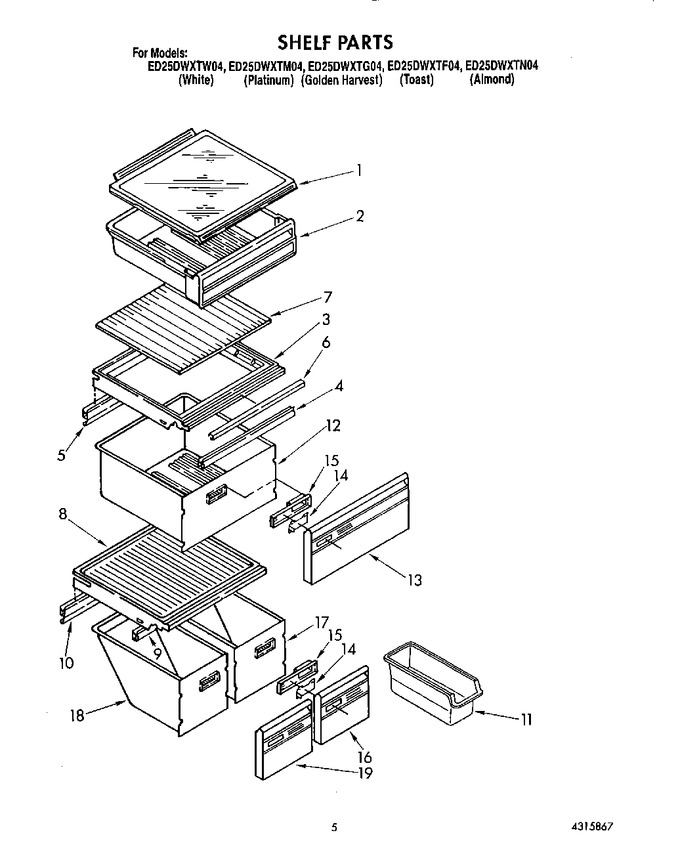 Diagram for ED25DWXTW04