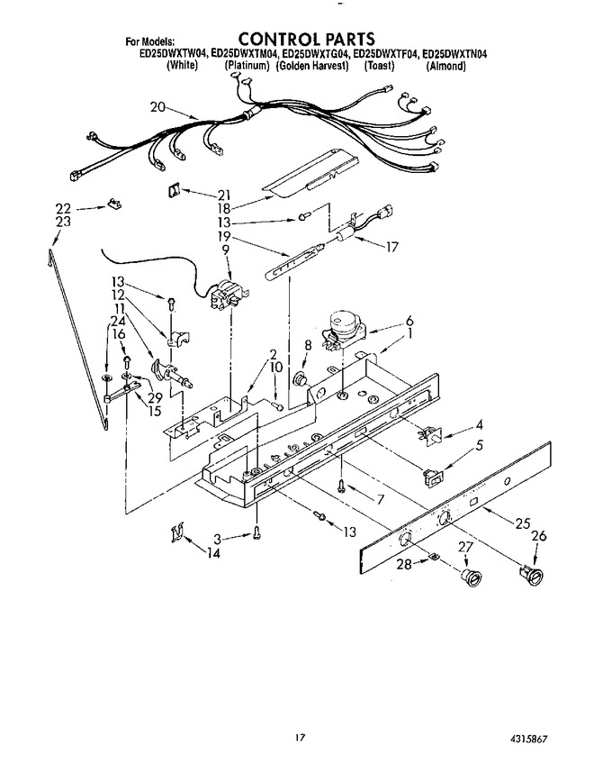 Diagram for ED25DWXTW04