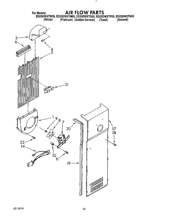 Diagram for ED25DWXTG05