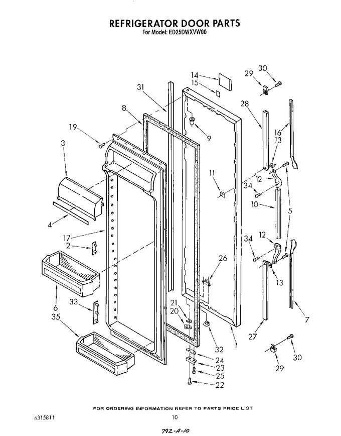 Diagram for ED25DWXVW00