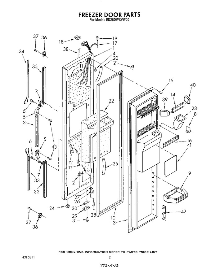 Diagram for ED25DWXVF00