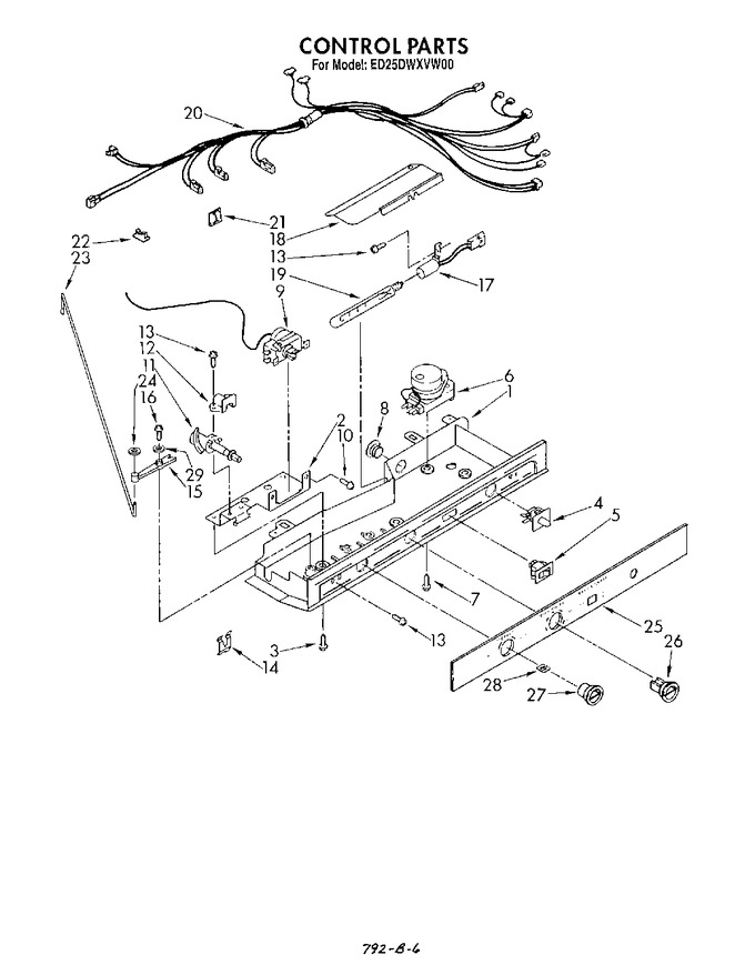 Diagram for ED25DWXVF00