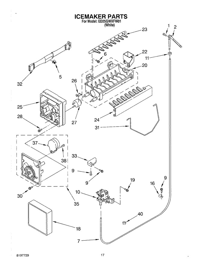 Diagram for ED25GWXFW01