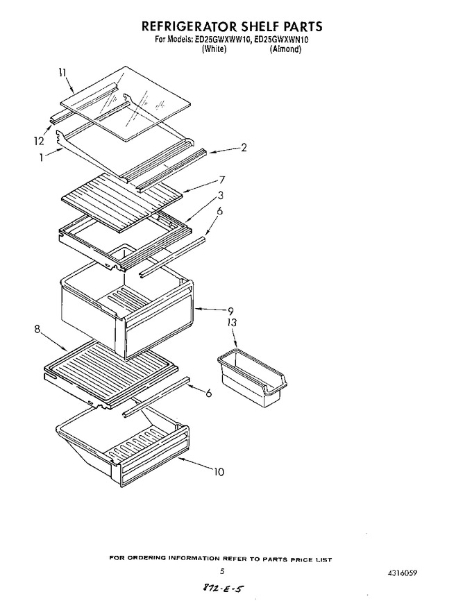 Diagram for ED25GWXWN10
