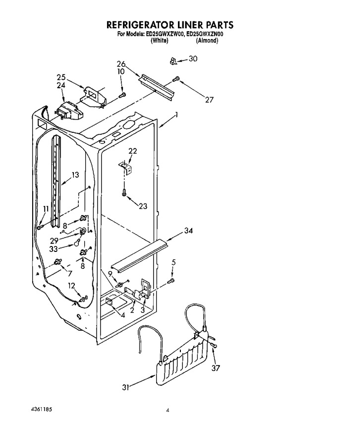Diagram for ED25GWXZW00