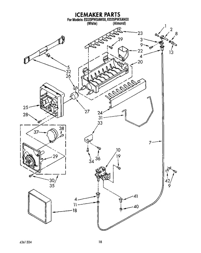 Diagram for ED25PWXAW00