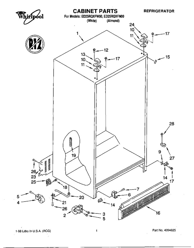 Diagram for ED25RQXFW00
